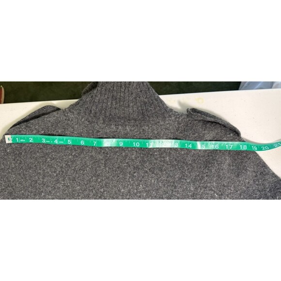 Vintage Gap Mens Wool Military Epaulet Button Front Gray Casual Sweater Jacket L - Picture 8 of 9